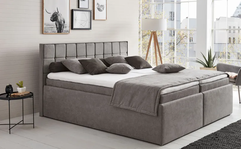 Sale Leona Polsterbett 180x200 mit Bettkasten Polsterbett