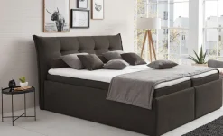 Online Leona Polsterbett 100x200 mit Bettkasten Polsterbett