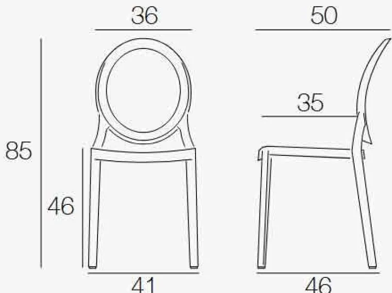 Best Leon Monoblock Stuhl 2er Set Stühle|Kunststoffstühle