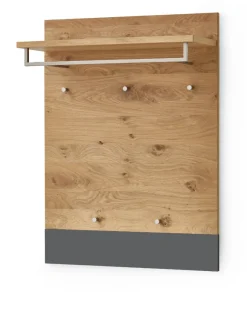 Best LEVIO Garderobe mit Hutablage Garderobenpaneel