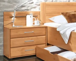 Discount Lido Nachttisch eiche / erle Nachtkommode