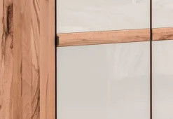 Clearance Livorno Kleiderschrank mit Glastüren Drehtürenschränke