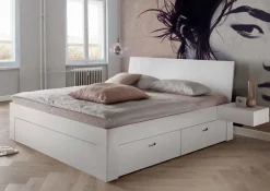 Sale Los Angeles Holzbett mit Stauraum Massivholzbett