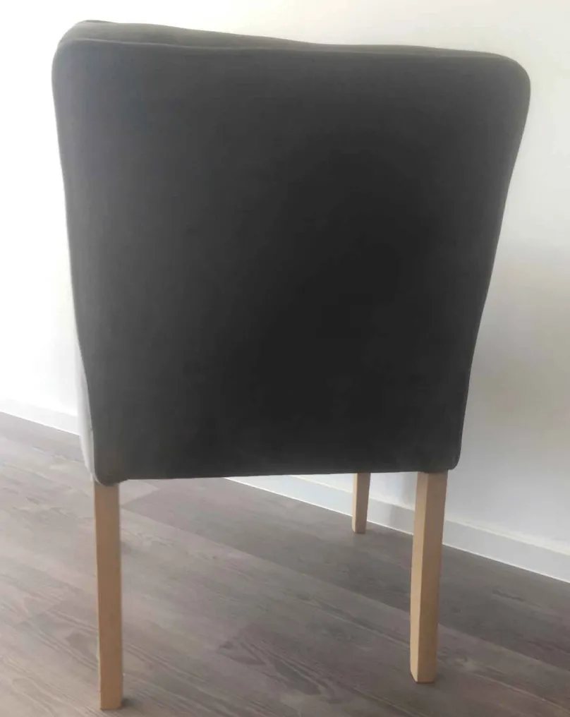 Discount Loungesessel Samt grau Stühle|Armlehnenstuhl