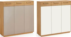 Clearance LOVENO Garderobe mit Schuhschrank Garderobenset