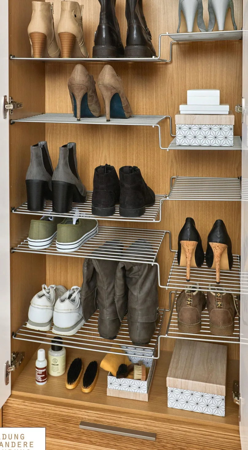 New LOVENO Schuhschrank hoch Schuhschrank|Garderobenschrank
