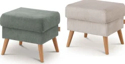 Discount Lyon Ohrensessel mit Hocker Sessel