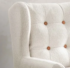 Discount Lyon Ohrensessel mit Hocker Sessel