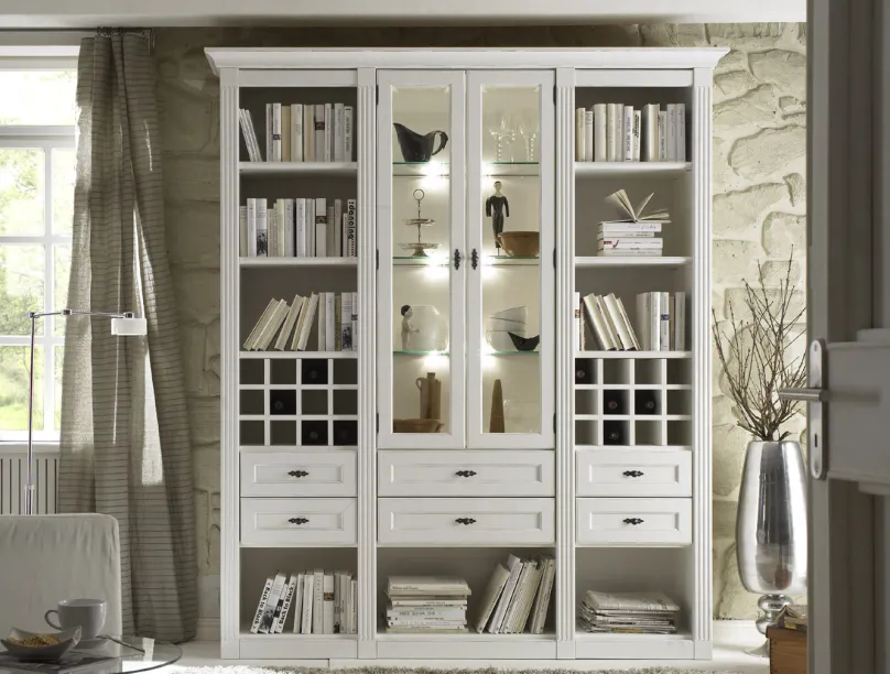 Sale Maison Bücherregal Landhausstil Wohnwände|Landhausmöbel
