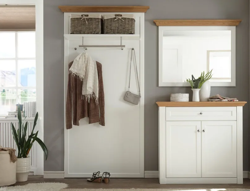 Maisonette Garderobe Landhausstil Garderobenset