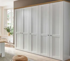 Clearance Marlow Kleiderschrank Landhausstil Drehtürenschränke