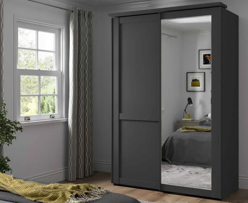 Clearance Marlow Landhaus Schwebetürenschrank Schlafzimmer Komplett