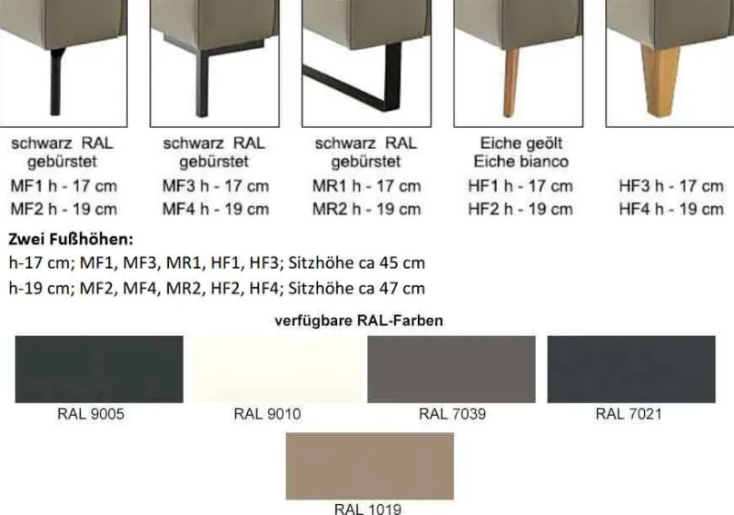 Clearance Maximilian Ecksofa mit Relaxfunktion Ecksofas
