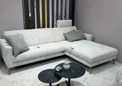 Discount Maximilian Sofa mit Ottomane Schlafsofa|Ecksofas