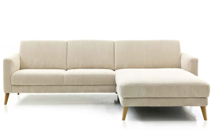 Discount Maximilian Sofa mit Ottomane Schlafsofa|Ecksofas