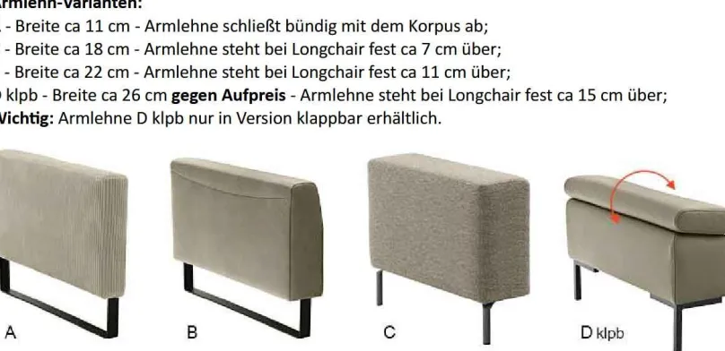 Discount Maximilian Sofa mit Ottomane Schlafsofa|Ecksofas
