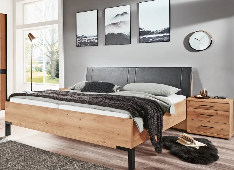 New Mexiko Bett eiche Klassisches Bettgestell