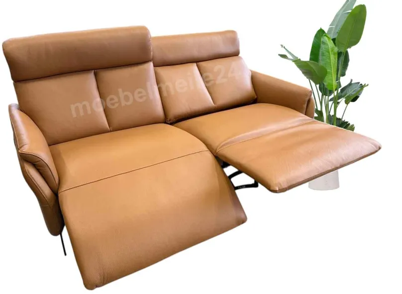 Hot Milano Ledersofa Relaxfunktion elektrisch Sofas
