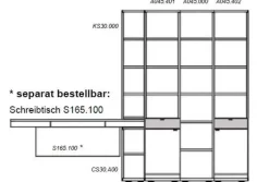 Hot Mira Schreibtisch-Bücherregal Bücherregale|Schreibtische