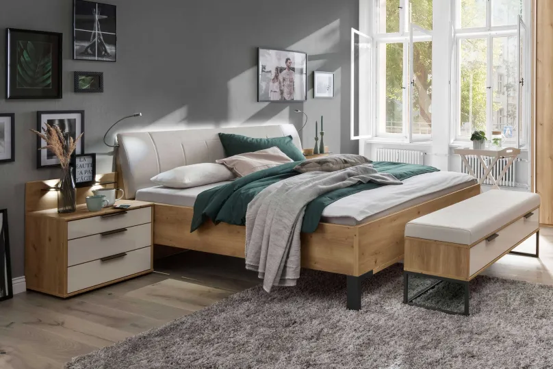 New Monaco Bett Kopfteil Polster Klassisches Bettgestell