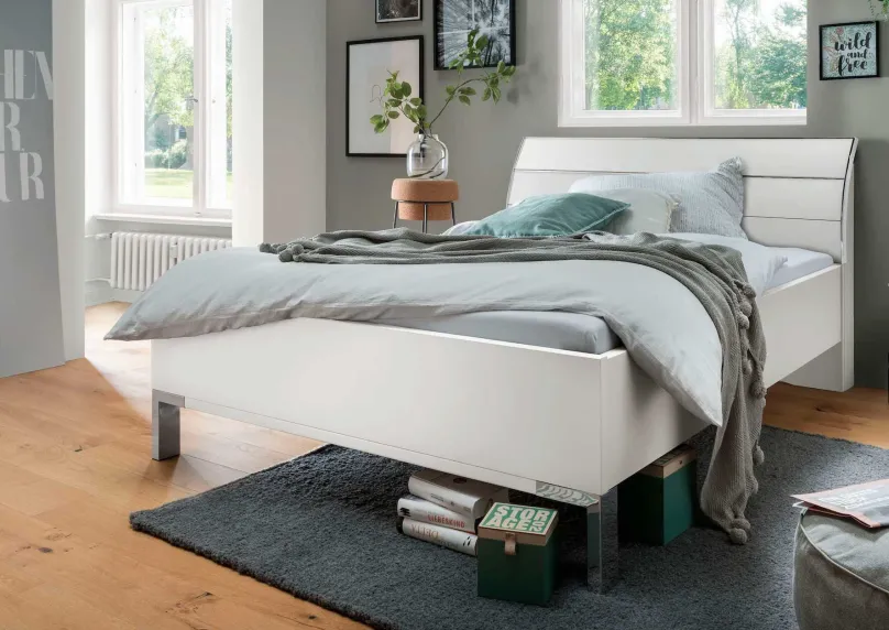 Hot Monaco Bett mit Stauraum optional Klassisches Bettgestell