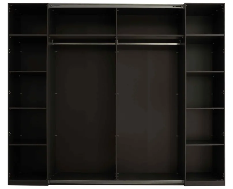 Sale Mufo Kleiderschrank mit Glastüren Schwebebetürenschränke|Drehtürenschränke