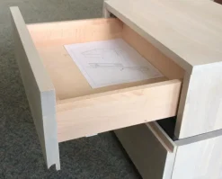 Online Nachttisch eiche weiß geölt Nachtkommode