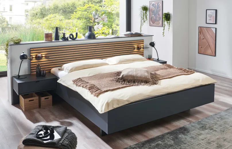 Discount Nevada Bett Kopfteil Lamellen Klassisches Bettgestell