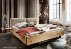 Outlet New York Holzbett 180x200 cm massiv Massivholzbett