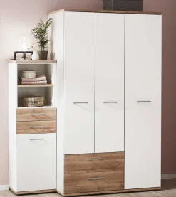 Hot New York Kleiderschrank mit Schubladen Babyzimmer|Drehtürenschränke