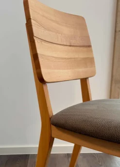 Outlet Norman Massivholz Stühle kernbuche Stühle|Polsterstühle