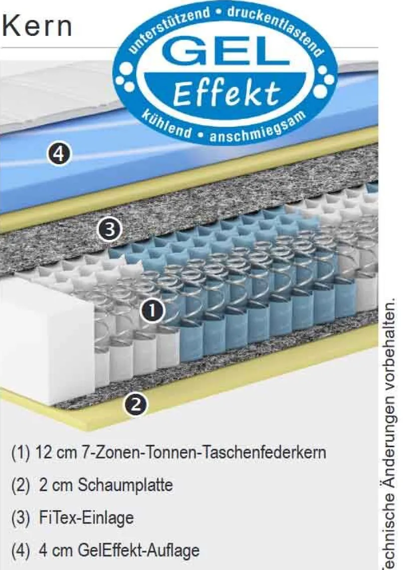 Sale Nubo Flex Matratze mit Gelauflage Matratzen