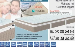 Discount Nubo Matratze mit integriertem Topper Matratzen