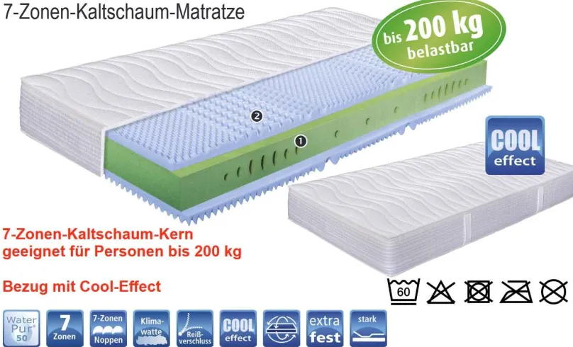 Discount Nubo XXL Matratze für schwere Menschen Matratzen
