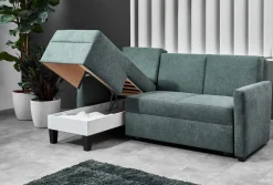 Ohio L Sofa mit Schlaffunktion Schlafsofa|Ecksofas