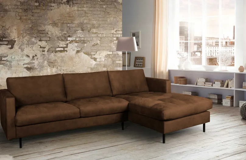 Sale Optima 2-Sitzer Sofa mit Ottomane Ecksofas