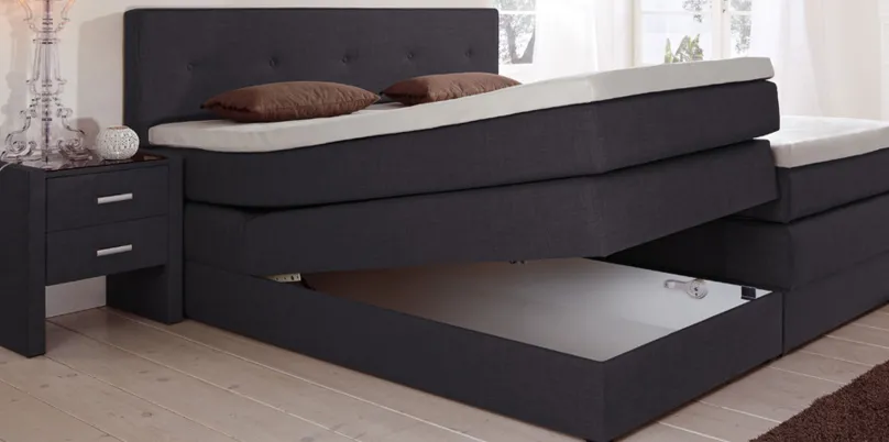 Sale Oregon Boxspringbett 140x200 mit Bettkasten Boxspringbett