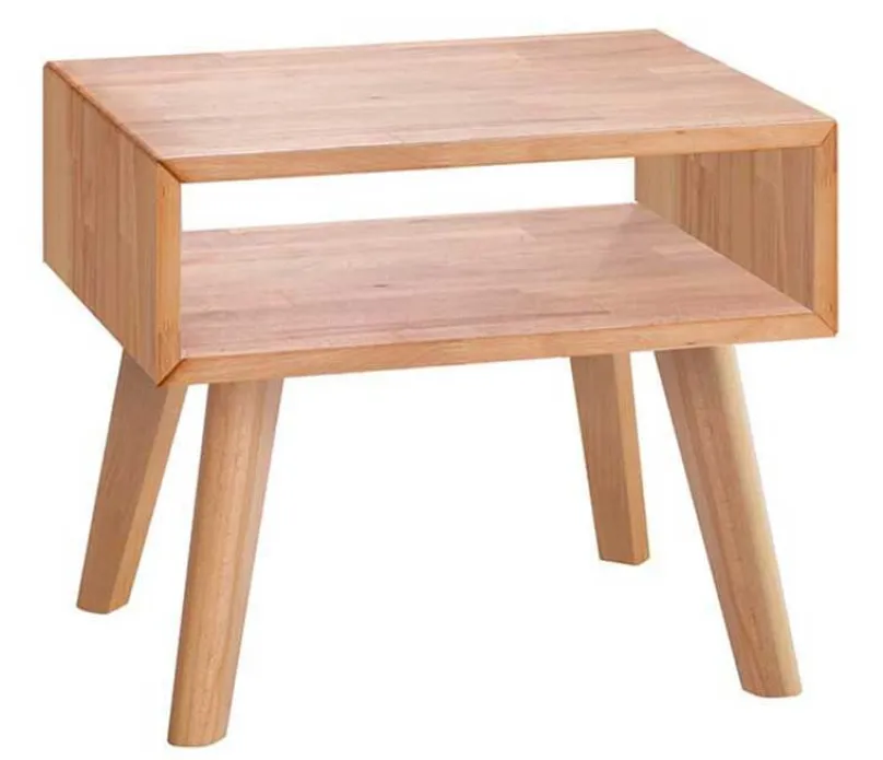 Pesaro Holzbett mit Polsterkopfteil Massivholzbett