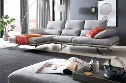 Outlet Phoenix Sofa mit Ottomane Ecksofas