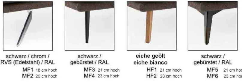 Outlet Phoenix Sofa mit Recamiere Ecksofas
