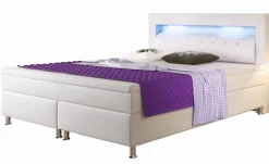 Outlet Polsterbett mit LED Polsterbett