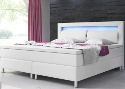 Outlet Polsterbett mit LED Polsterbett