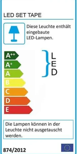 Outlet Polsterbett mit LED Polsterbett
