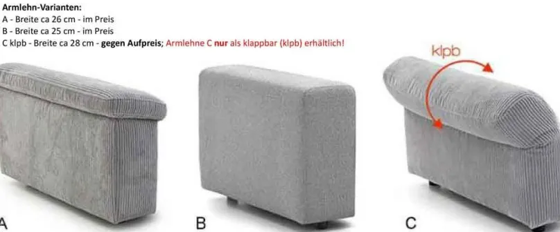Best Portland Funktionscouch Ecksofas