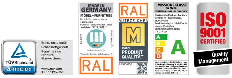 Discount Quito Kommode mit Schubladen Schubladenkommode