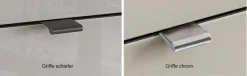 Outlet Quito Nachttisch 3 Schubladen Nachtkommode