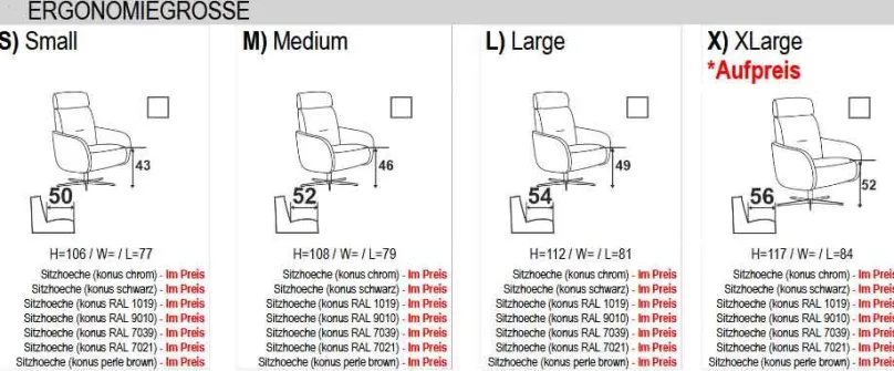 Online Ratio Stressless Relaxsessel Sessel