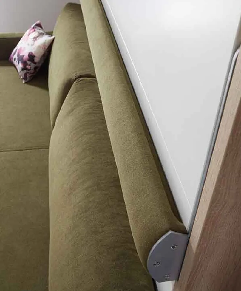 2RaumWunder Querklappbett mit Sofa Schrankbett