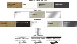 Clearance Rialto Kleiderschrank mit Spiegel Schwebebetürenschränke