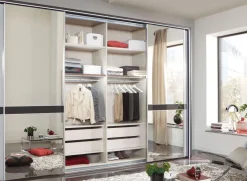 Discount Rialto Schwebetürenschrank mit Spiegel Schwebebetürenschränke
